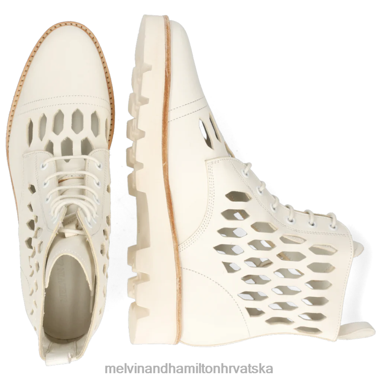 selina 51 žene Melvin & Hamilton bijela 22DJH1079 gležnjače