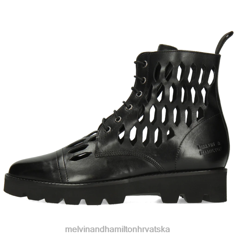 selina 51 žene Melvin & Hamilton crno 22DJH1128 gležnjače