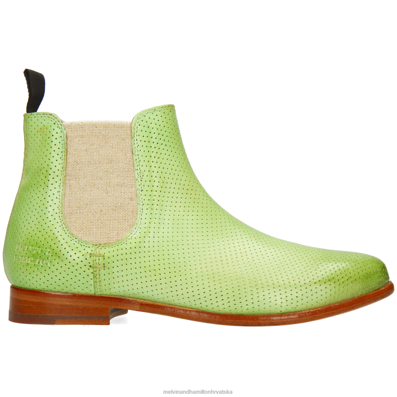 selina 57 žene Melvin & Hamilton zelena 22DJH1057 gležnjače