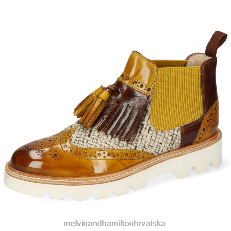 selina 5 žene Melvin & Hamilton svijetlosmeđa 22DJH1047 gležnjače