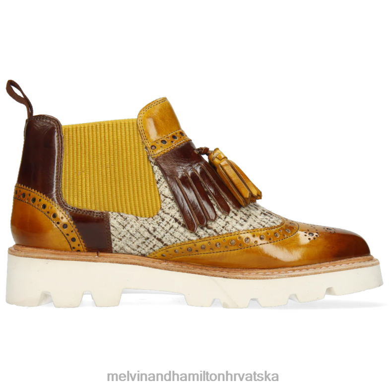 selina 5 žene Melvin & Hamilton svijetlosmeđa 22DJH1047 gležnjače