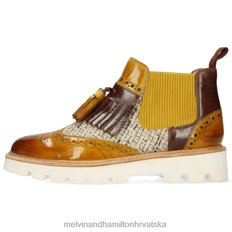 selina 5 žene Melvin & Hamilton svijetlosmeđa 22DJH1047 gležnjače