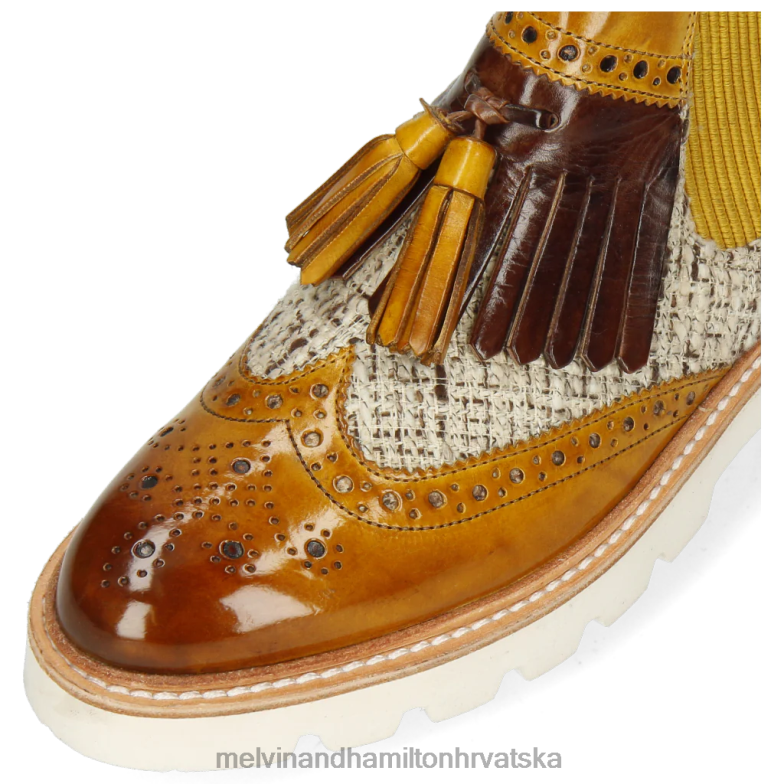 selina 5 žene Melvin & Hamilton svijetlosmeđa 22DJH1047 gležnjače