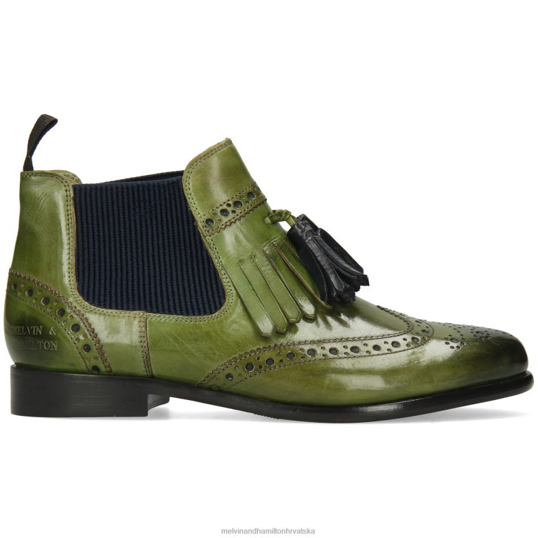 selina 5 žene Melvin & Hamilton zelena 22DJH981 gležnjače