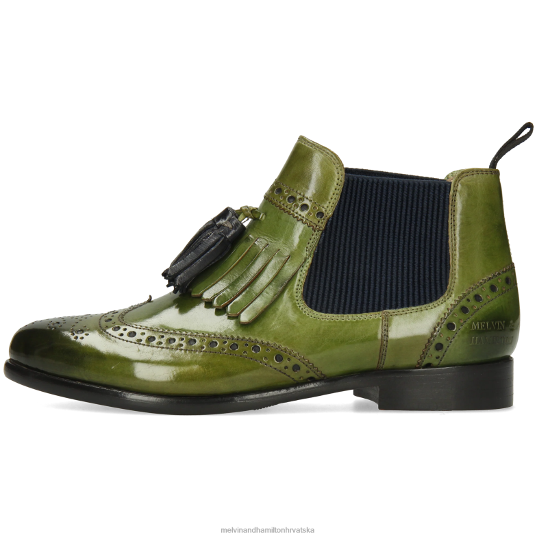 selina 5 žene Melvin & Hamilton zelena 22DJH981 gležnjače