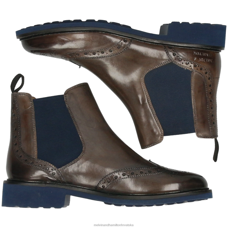 selina 6 žene Melvin & Hamilton siva 22DJH1113 gležnjače