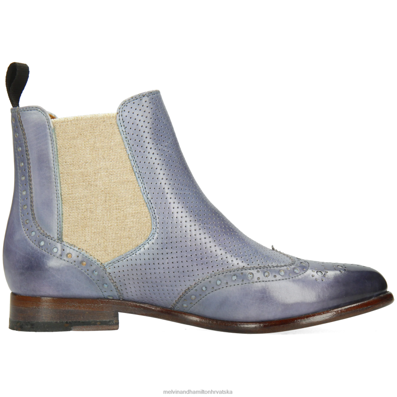 selina 6 žene Melvin & Hamilton siva 22DJH857 gležnjače