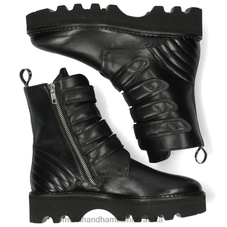 sibilo 7 žene Melvin & Hamilton crno 22DJH1022 gležnjače