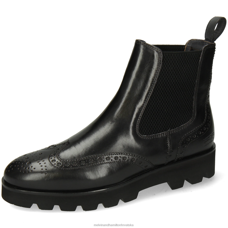 susan 111 žene Melvin & Hamilton crno 22DJH780 gležnjače