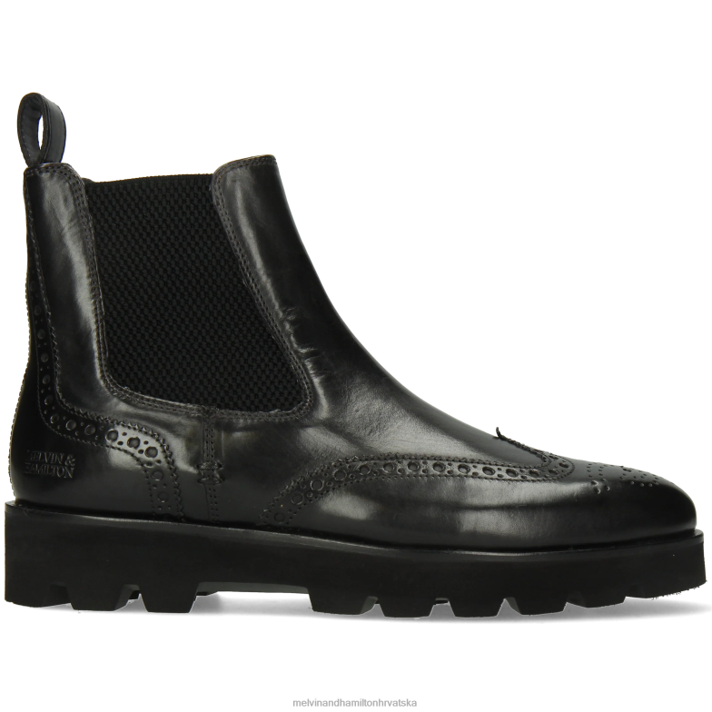 susan 111 žene Melvin & Hamilton crno 22DJH780 gležnjače