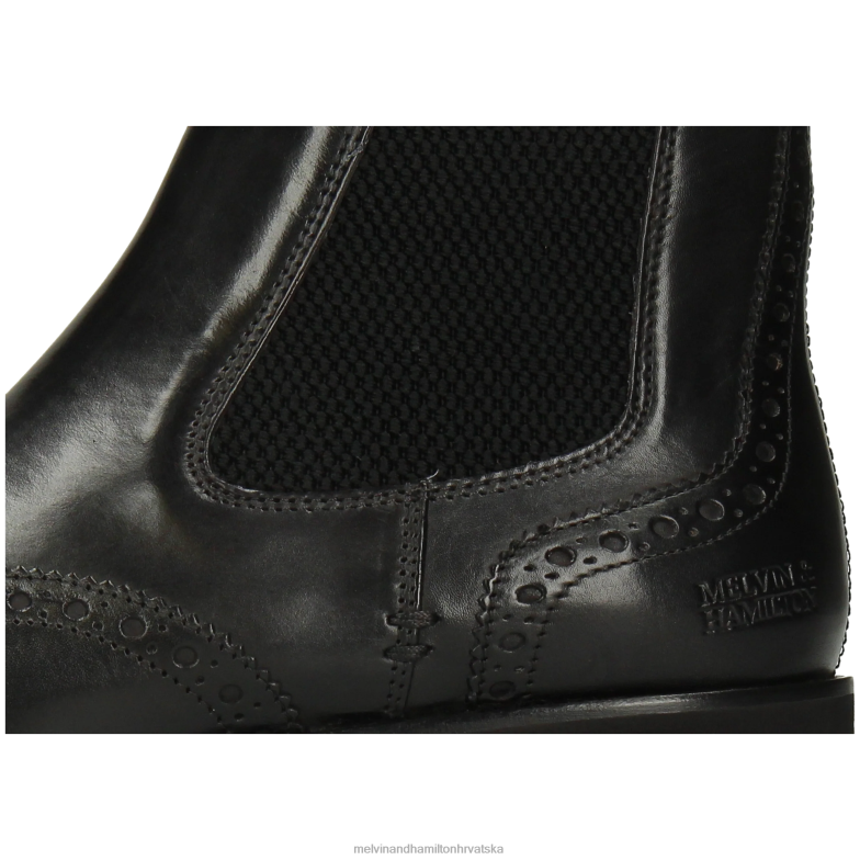 susan 111 žene Melvin & Hamilton crno 22DJH780 gležnjače