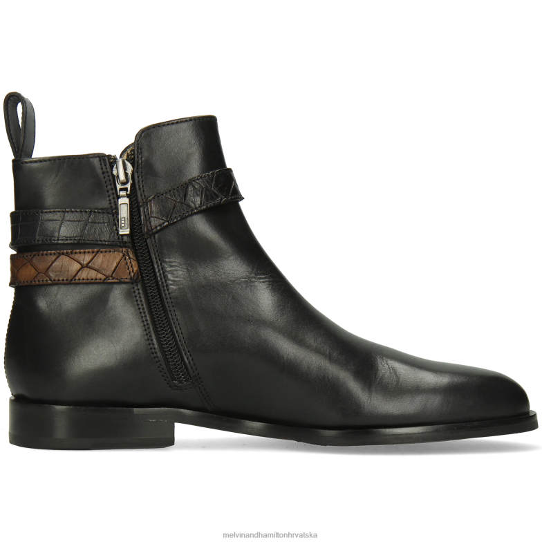 susan 116 žene Melvin & Hamilton crno 22DJH920 gležnjače