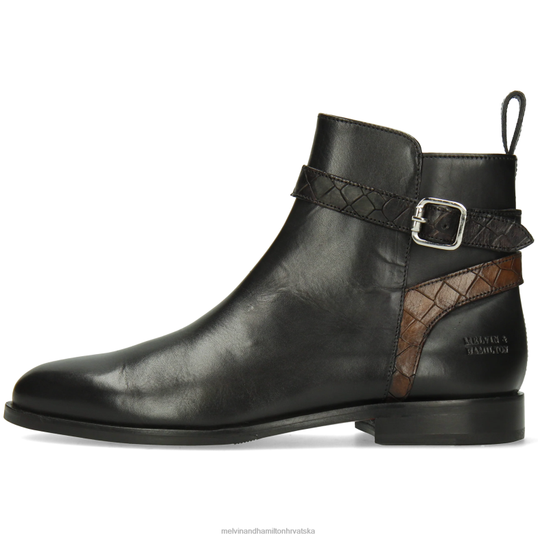 susan 116 žene Melvin & Hamilton crno 22DJH920 gležnjače