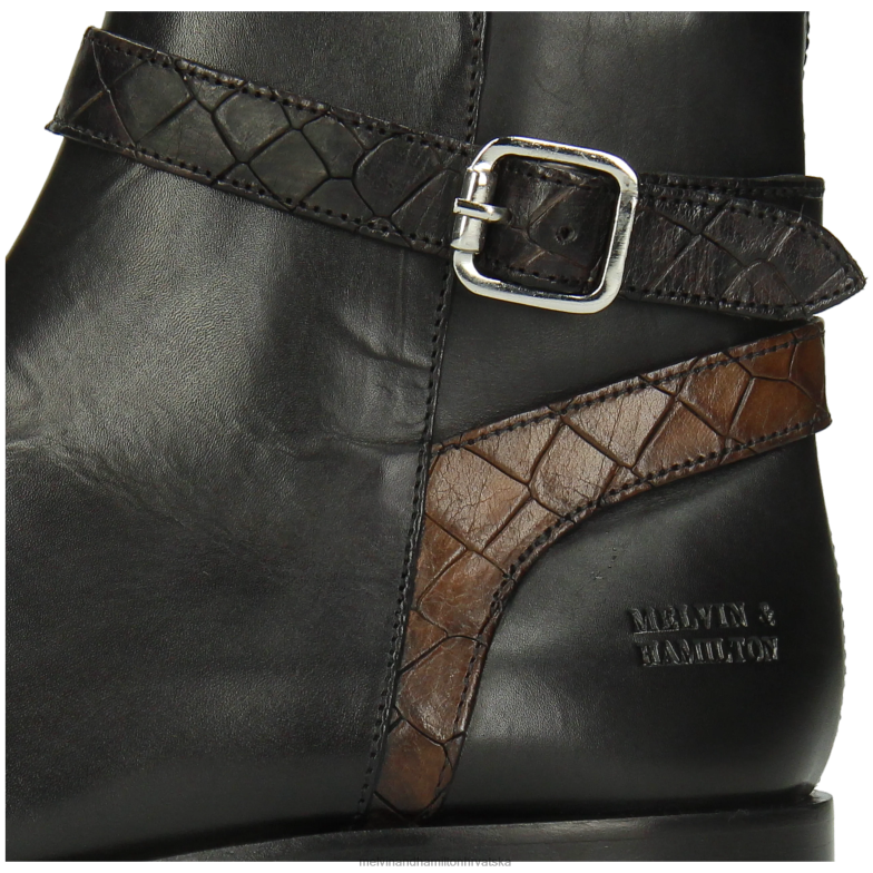 susan 116 žene Melvin & Hamilton crno 22DJH920 gležnjače