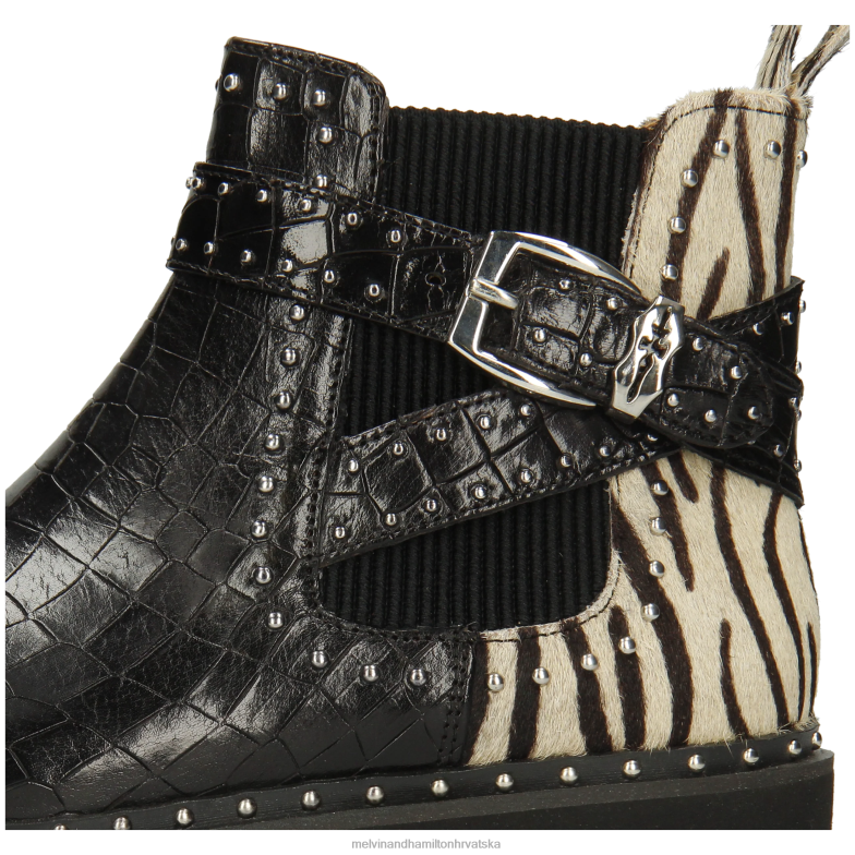 susan 68 žene Melvin & Hamilton crno 22DJH928 gležnjače