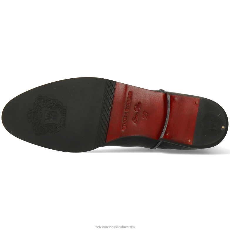 susan 70 žene Melvin & Hamilton crno 22DJH800 gležnjače