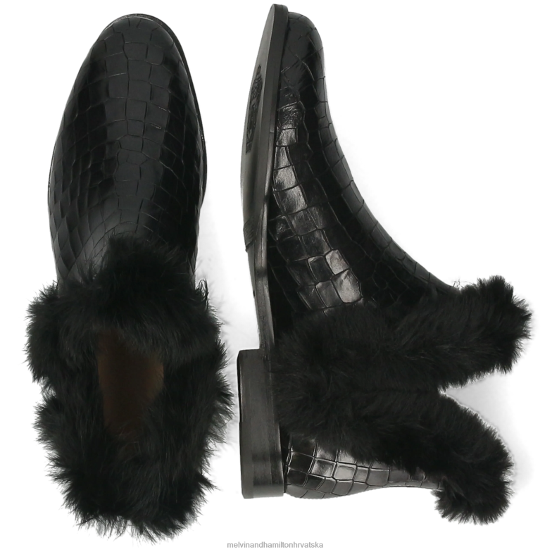 susan 92 žene Melvin & Hamilton crno 22DJH1093 gležnjače