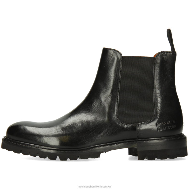 vladar 8 žene Melvin & Hamilton crno 22DJH828 gležnjače