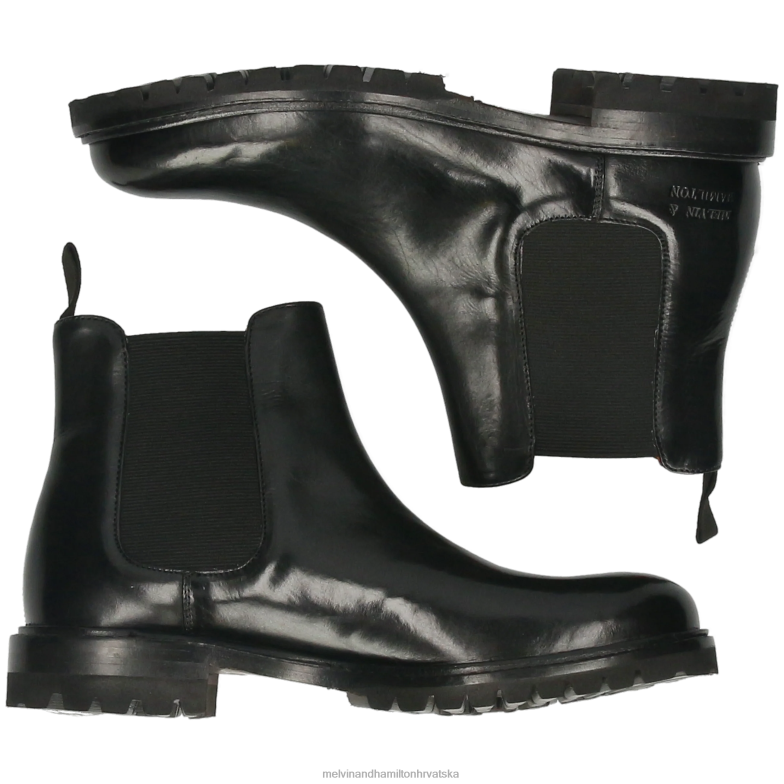 vladar 8 žene Melvin & Hamilton crno 22DJH828 gležnjače