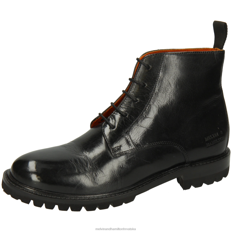 vladati 7 žene Melvin & Hamilton crno 22DJH792 gležnjače