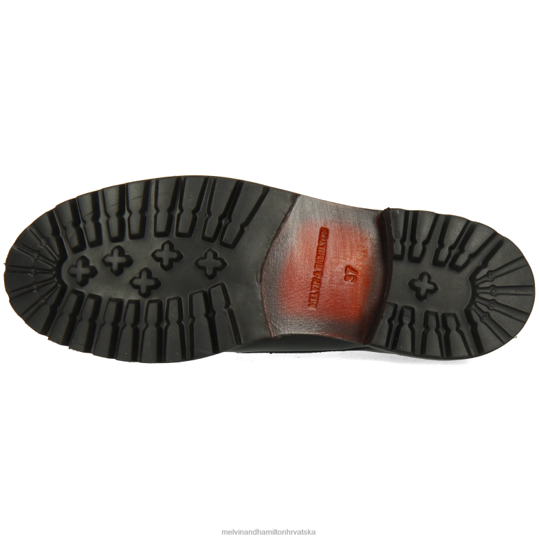 vladati 7 žene Melvin & Hamilton crno 22DJH792 gležnjače