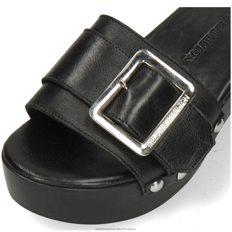 layla 1 žene Melvin & Hamilton crno 22DJH1998 klompe