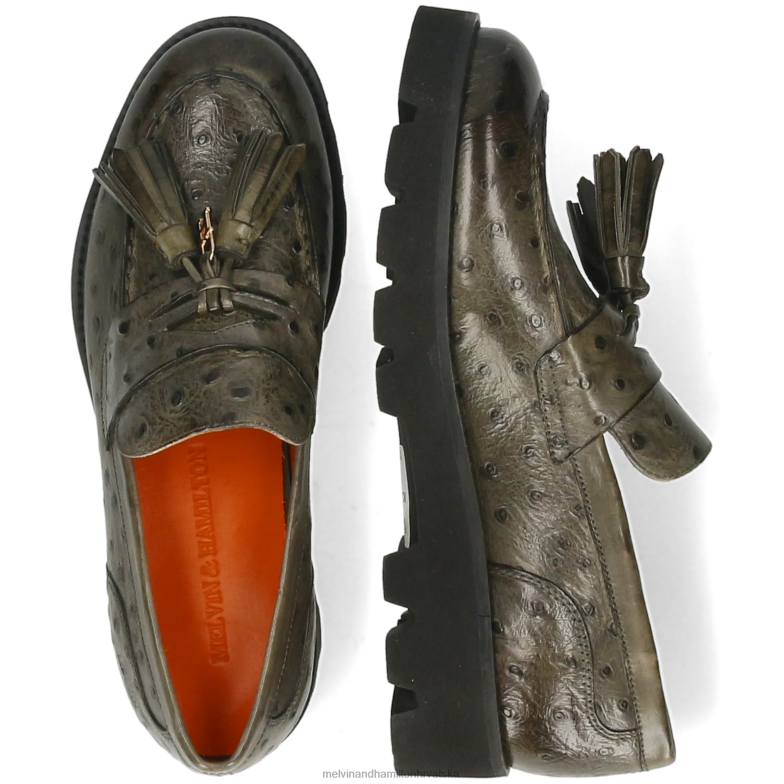 žad 44 žene Melvin & Hamilton zelena 22DJH1315 mokasinke