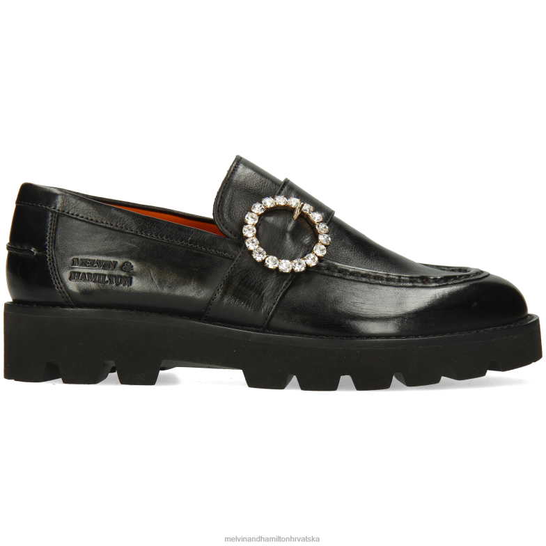 žad 53 žene Melvin & Hamilton crno 22DJH1346 mokasinke