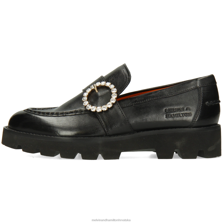 žad 53 žene Melvin & Hamilton crno 22DJH1346 mokasinke