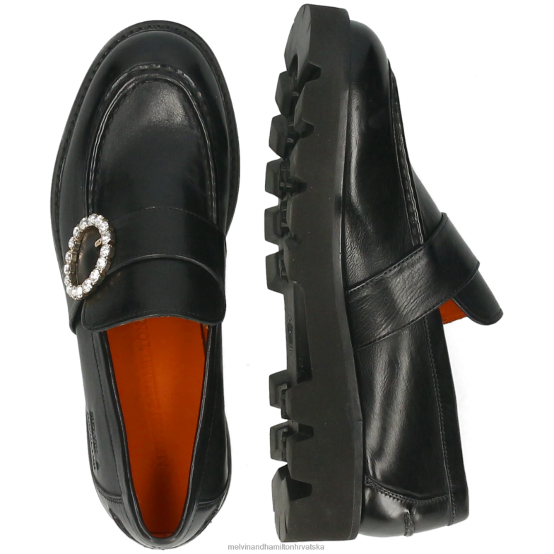žad 53 žene Melvin & Hamilton crno 22DJH1346 mokasinke
