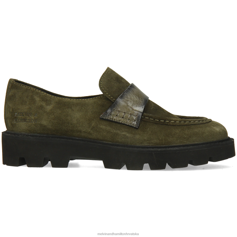 žad 58 žene Melvin & Hamilton zelena 22DJH1327 mokasinke