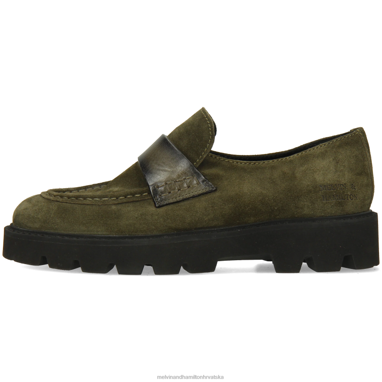 žad 58 žene Melvin & Hamilton zelena 22DJH1327 mokasinke