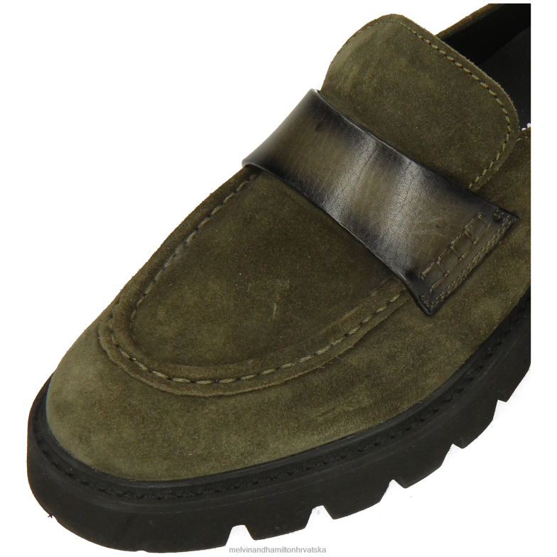 žad 58 žene Melvin & Hamilton zelena 22DJH1327 mokasinke