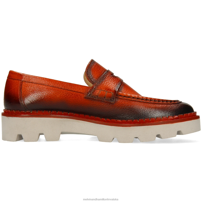 žad 6 žene Melvin & Hamilton naranča 22DJH1394 mokasinke