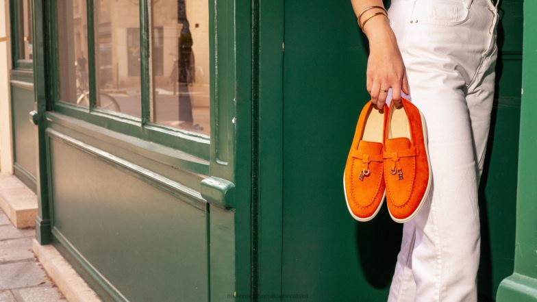 adley 3 žene Melvin & Hamilton naranča 22DJH1303 mokasinke