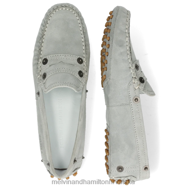 caroline 1 žene Melvin & Hamilton plava 22DJH1429 mokasinke