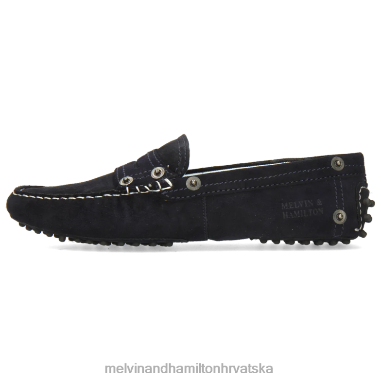 caroline 1 žene Melvin & Hamilton plava 22DJH1436 mokasinke