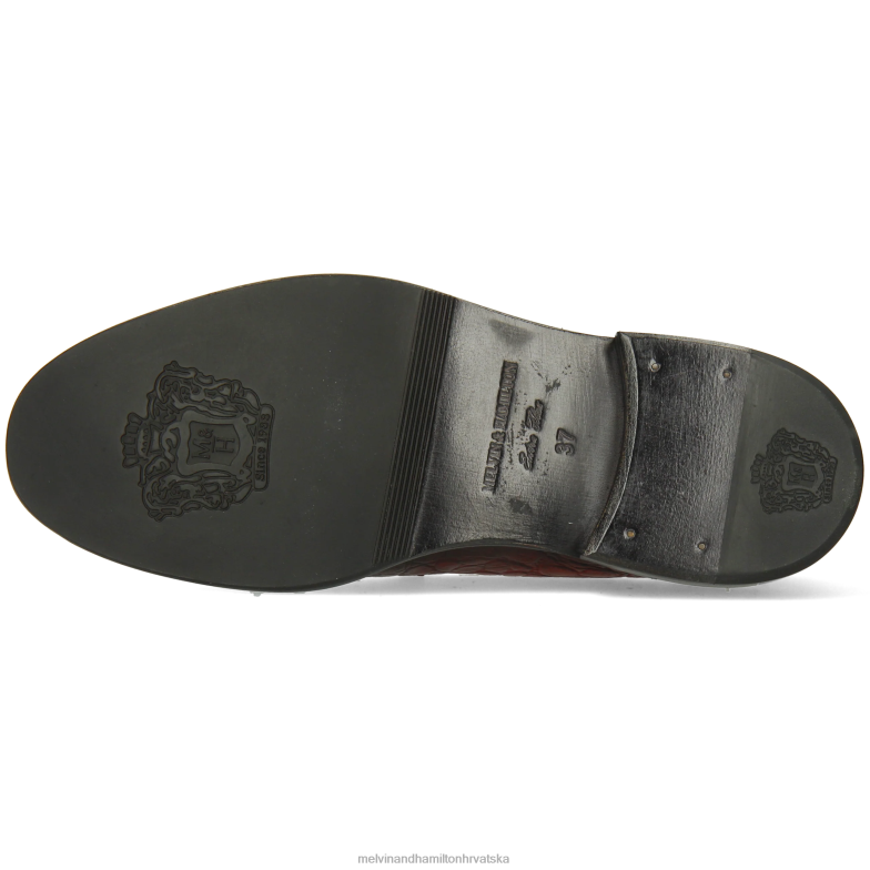 gianna 3 žene Melvin & Hamilton Crvena 22DJH1318 mokasinke