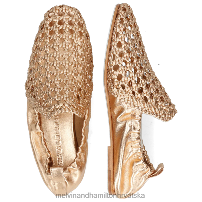 meli 7 žene Melvin & Hamilton zlato 22DJH1430 mokasinke