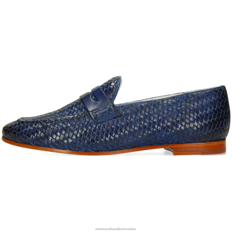 scarlett 52 žene Melvin & Hamilton plava 22DJH1402 mokasinke