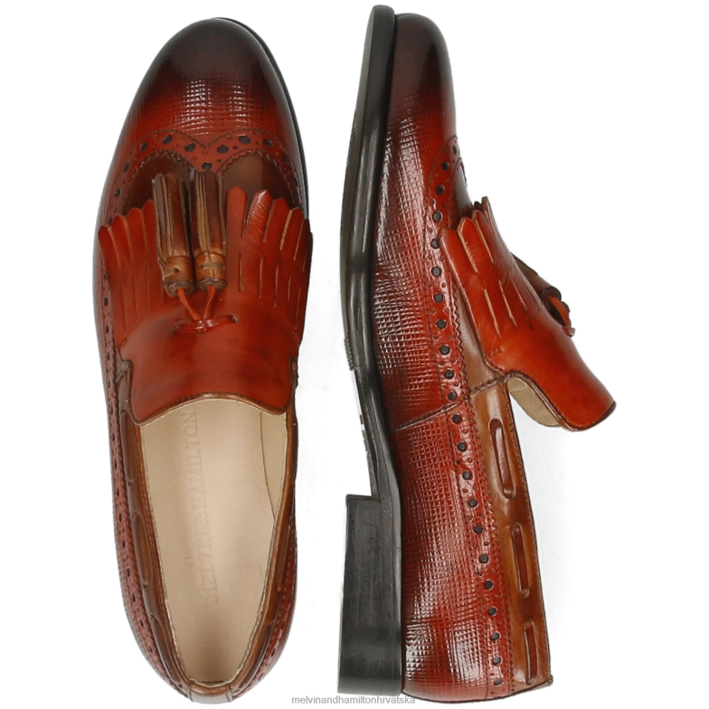 selina 3 žene Melvin & Hamilton naranča 22DJH1397 mokasinke