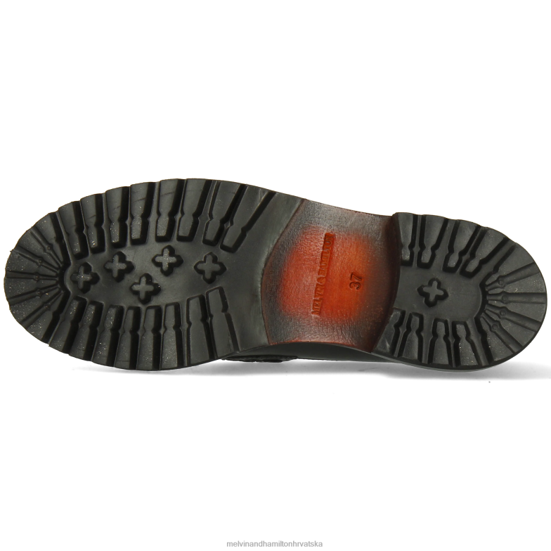 vladati 6 žene Melvin & Hamilton crno 22DJH1309 mokasinke