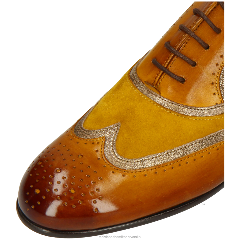 sali 38 žene Melvin & Hamilton žuta boja 22DJH1276 oksfordice